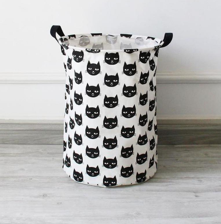 Black & White Laundry Hamper