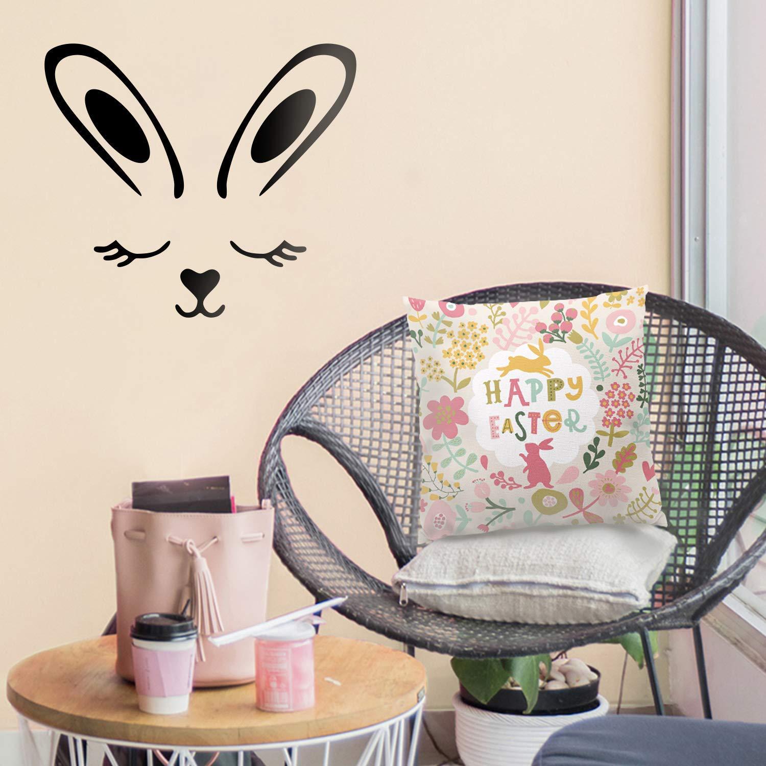 Cartoon Wall Decals Rabbit Ears