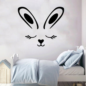 Cartoon Wall Decals Rabbit Ears