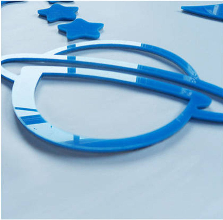 Pattern Wall Decals Moon and Stars 3D