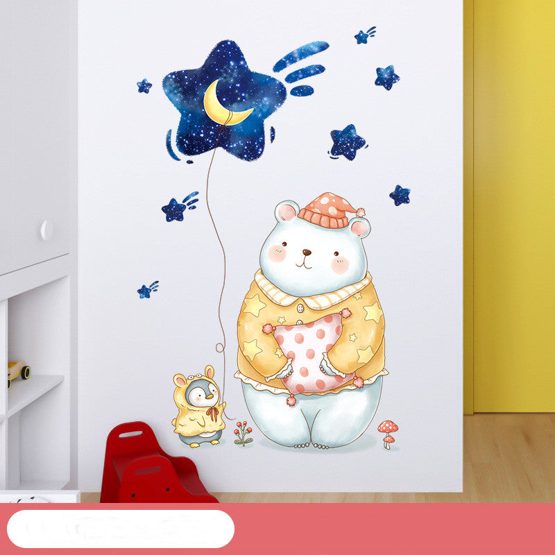 Cartoon Wall Decals Happy Animals
