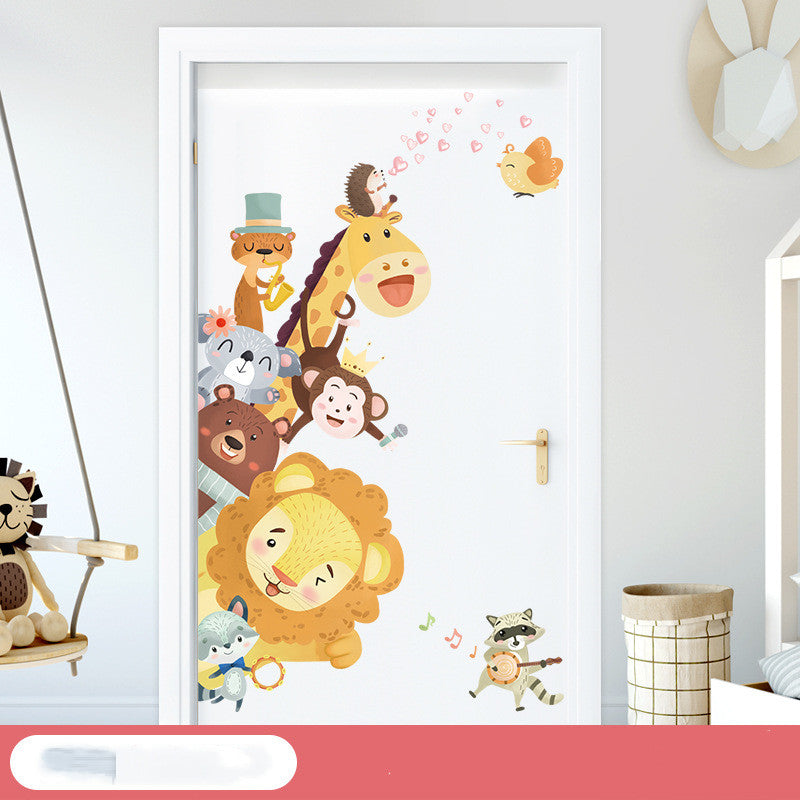 Cartoon Wall Decals Happy Animals