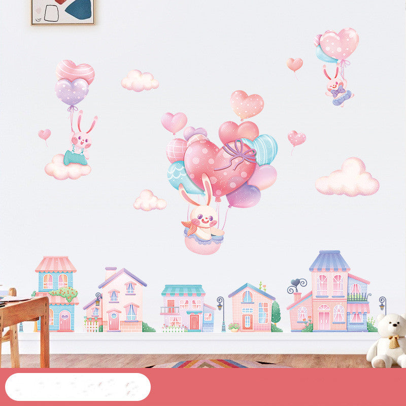 Cartoon Wall Decals Happy Animals