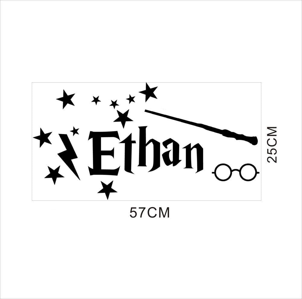 Custom Name Wall Sticker Magic Spell