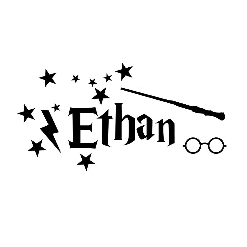 Custom Name Wall Sticker Magic Spell