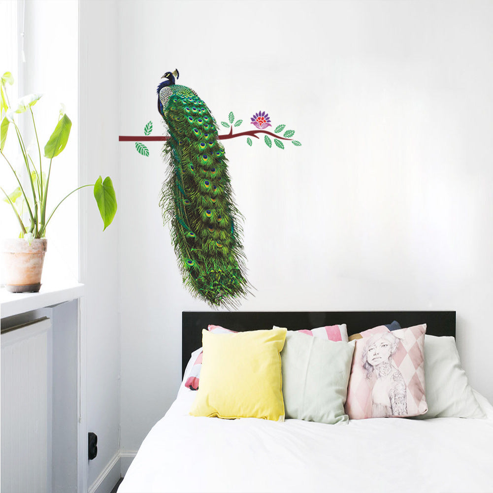 Wall Decal Noble Peacock
