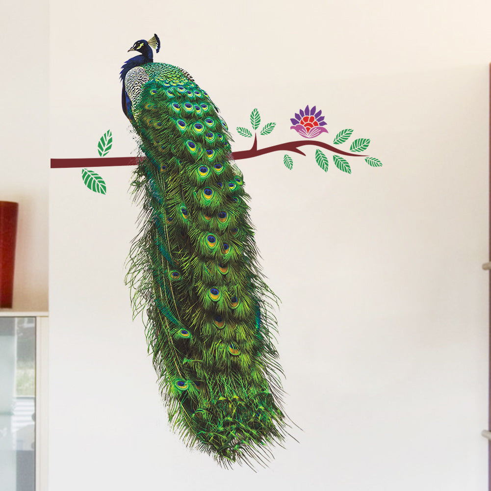 Wall Decal Noble Peacock