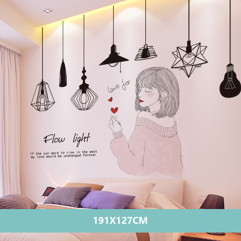 Cartoon Wall Decals Pink Nursery Designs