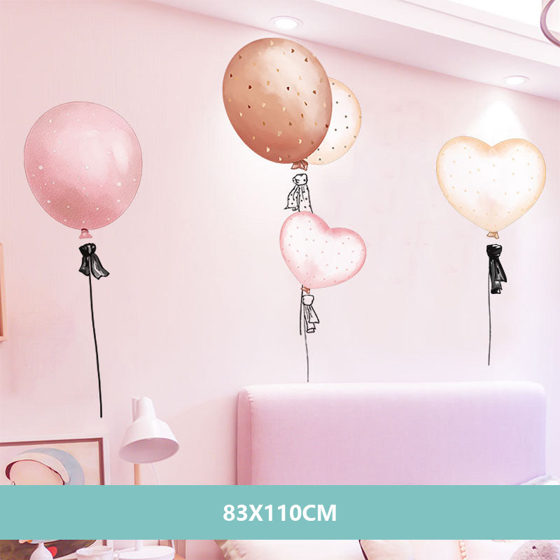 Cartoon Wall Decals Pink Nursery Designs