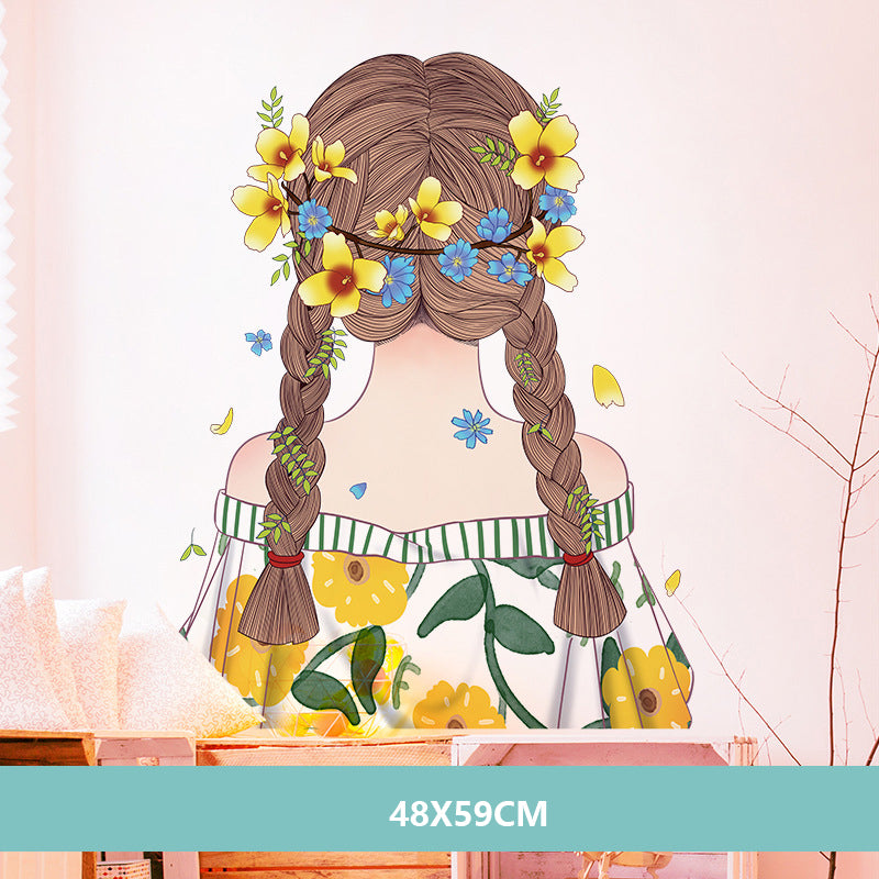 Cartoon Wall Decals Pink Nursery Designs