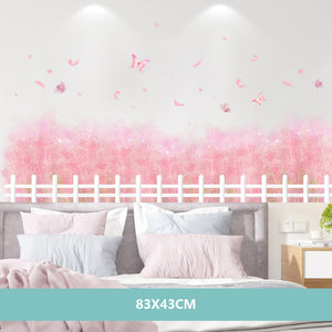Cartoon Wall Decals Pink Nursery Designs
