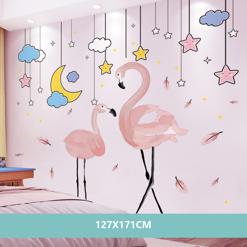 Cartoon Wall Decals Pink Nursery Designs