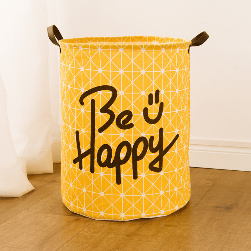 Be Happy Laundry Hamper Storage Bin