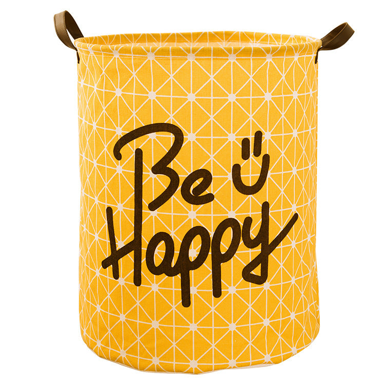 Be Happy Laundry Hamper Storage Bin