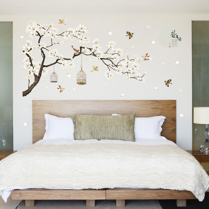 Wall Decal Beautiful White Sakura