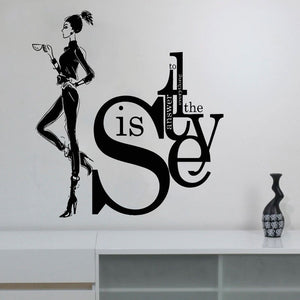 Wall Sticker Style Woman