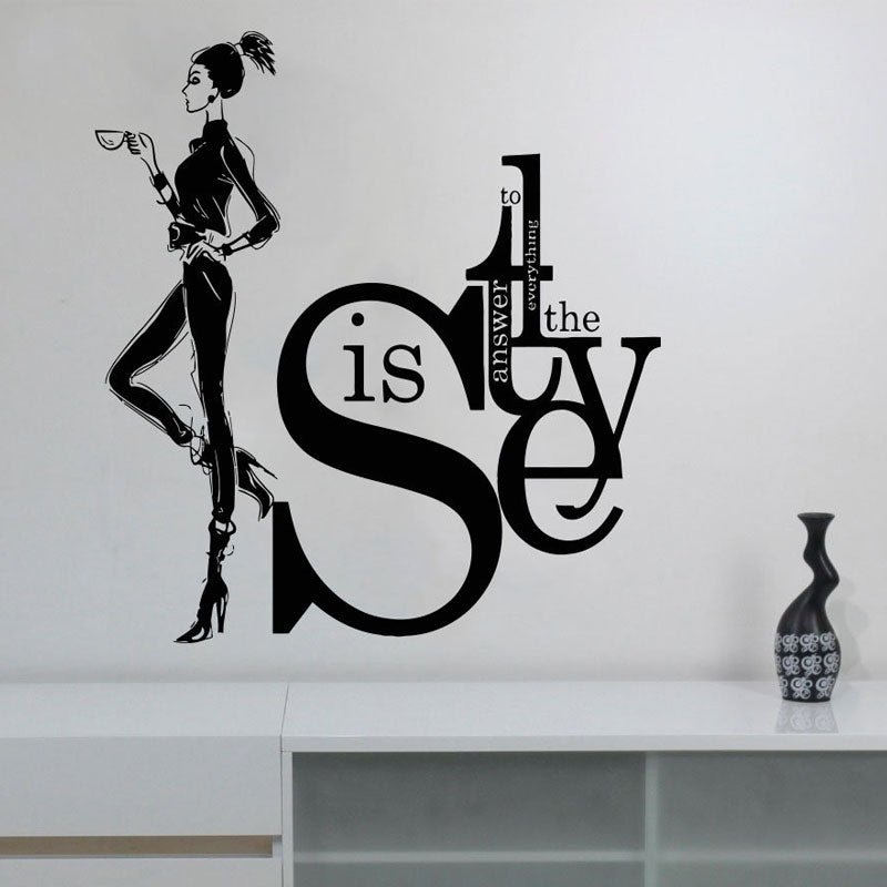 Wall Sticker Style Woman