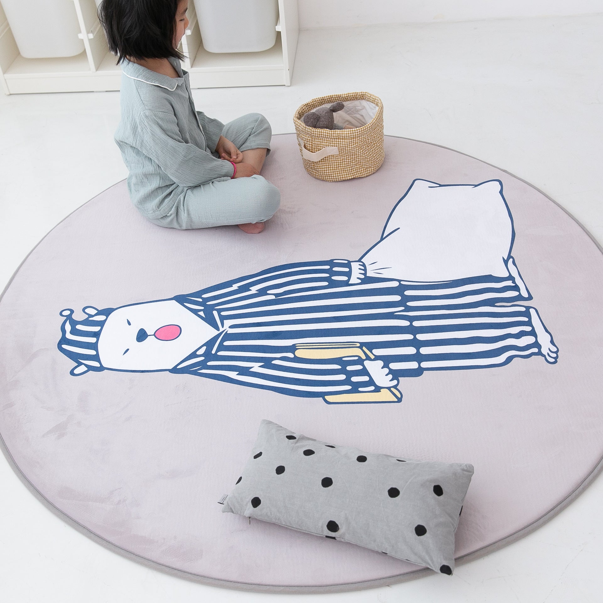 Cartoon Round Cute Play Mats