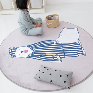 Cartoon Round Cute Play Mats