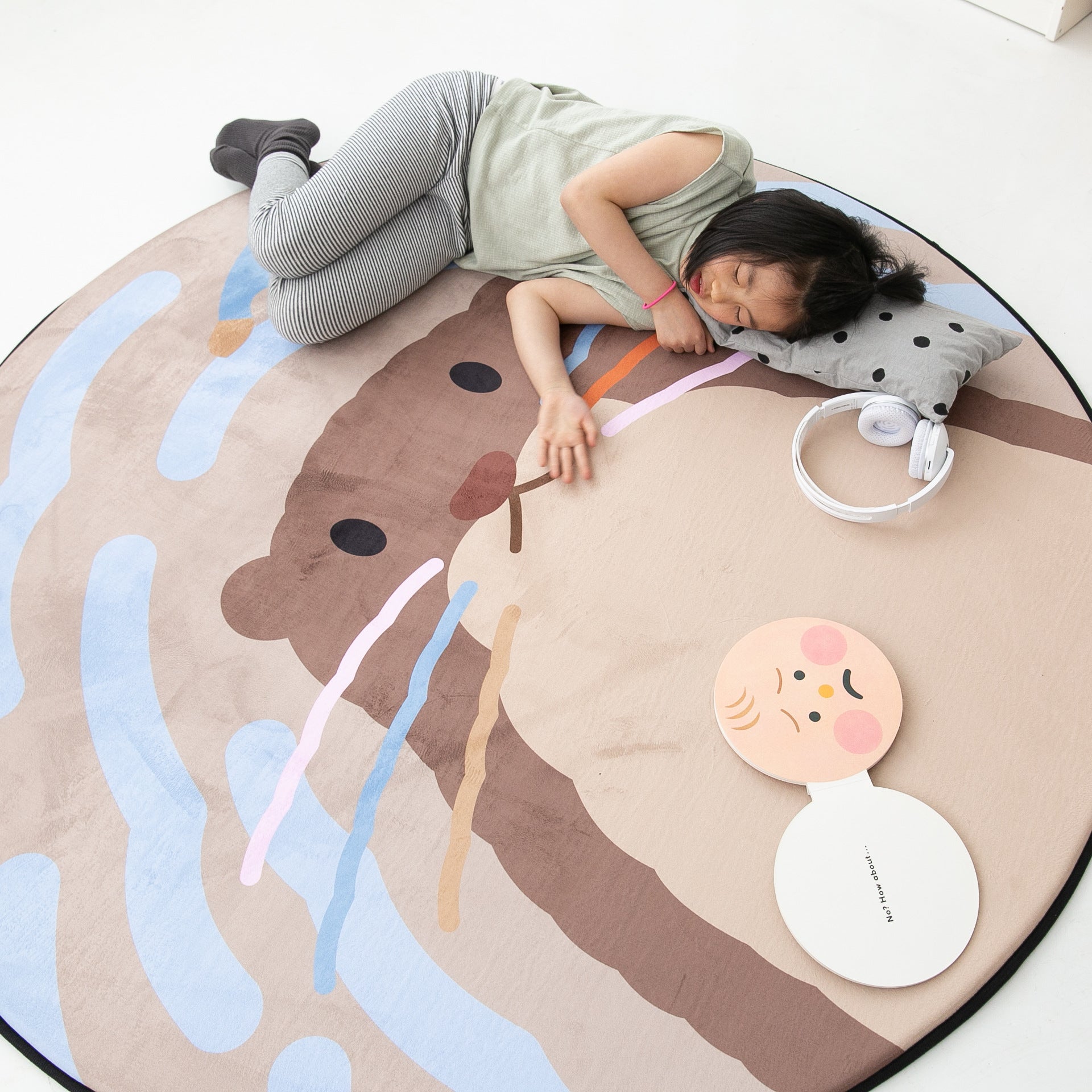 Cartoon Round Cute Play Mats