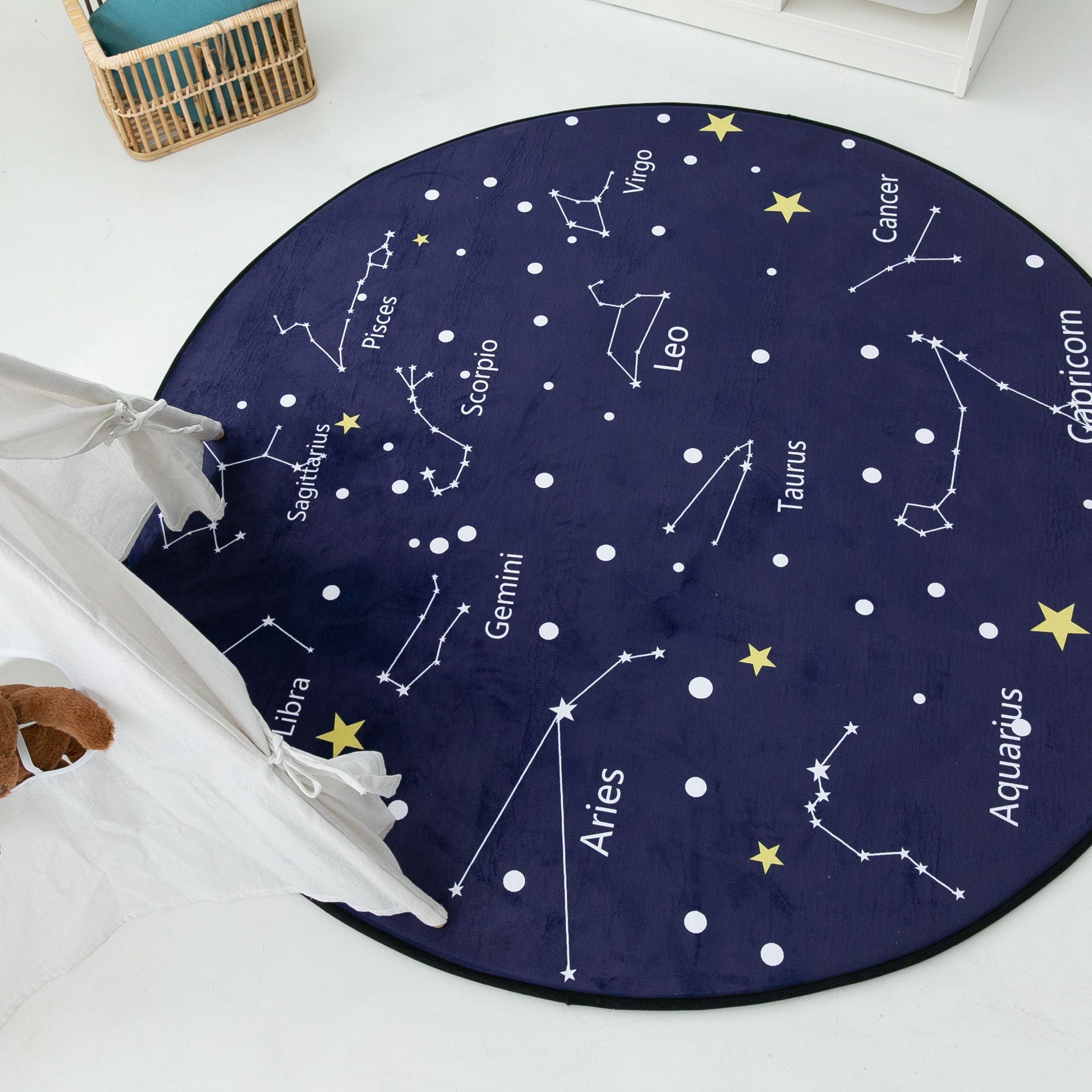 Cartoon Round Cute Play Mats