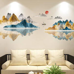 Wall Decals Chinese Style Landscape Painting