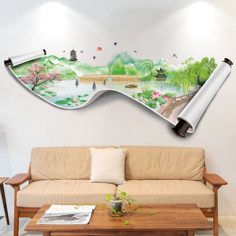 Wall Decals Chinese Style Landscape Painting