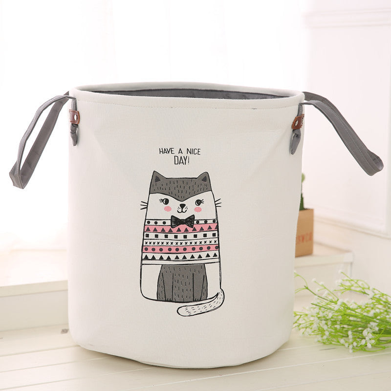Nursery Toy Basket Double Storage