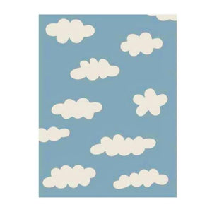 Nursery Soft Area Rug Clouds