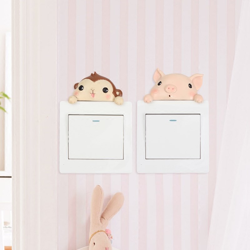 Cartoon Switcher Sticker Curious Animals