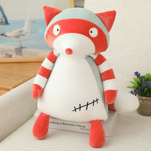 Cuddly hipster stuffed raccoon