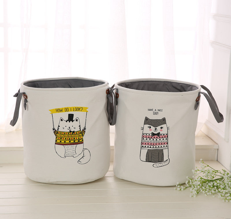 Nursery Toy Basket Double Storage