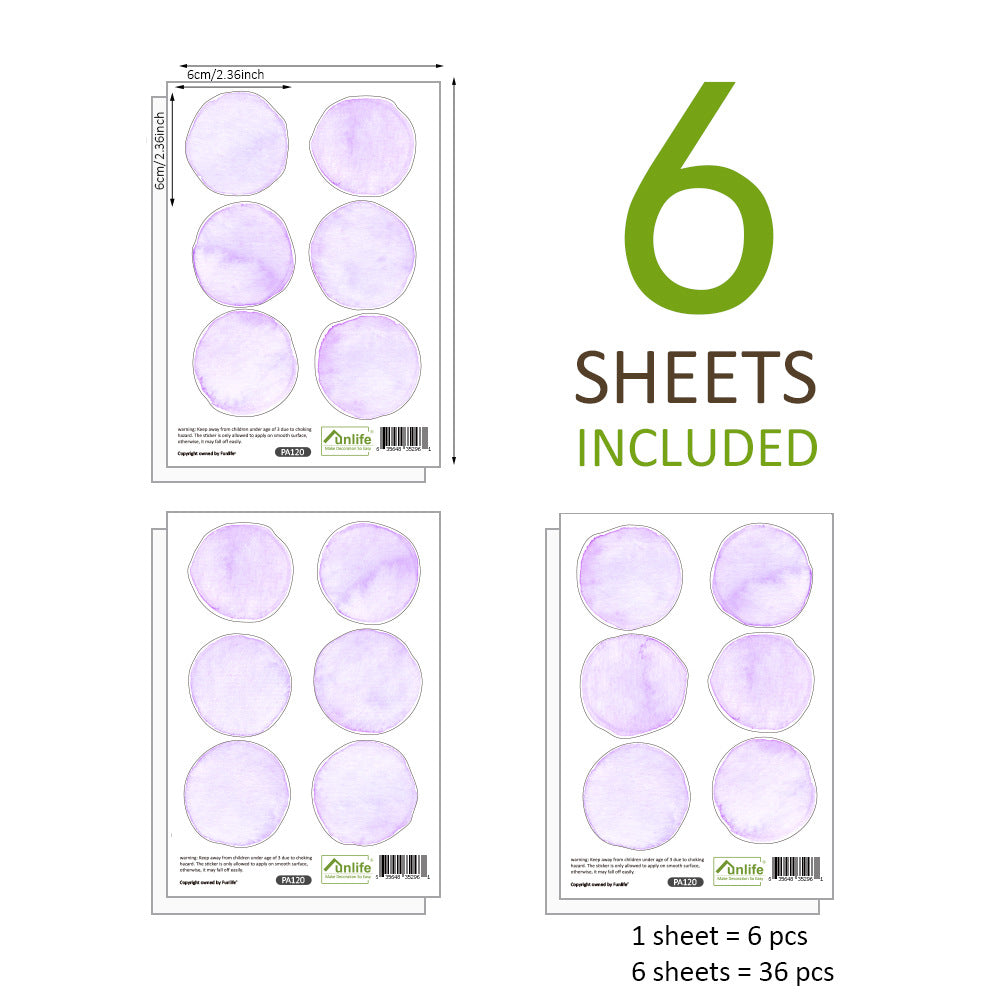 Pattern Wall Decals Watercolor Dots