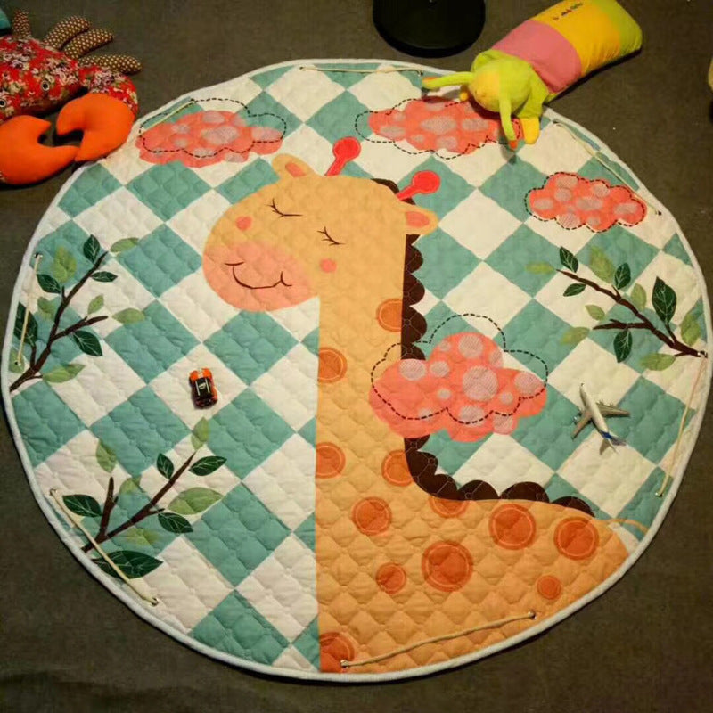 Cartoon Round Crawling Play Mats