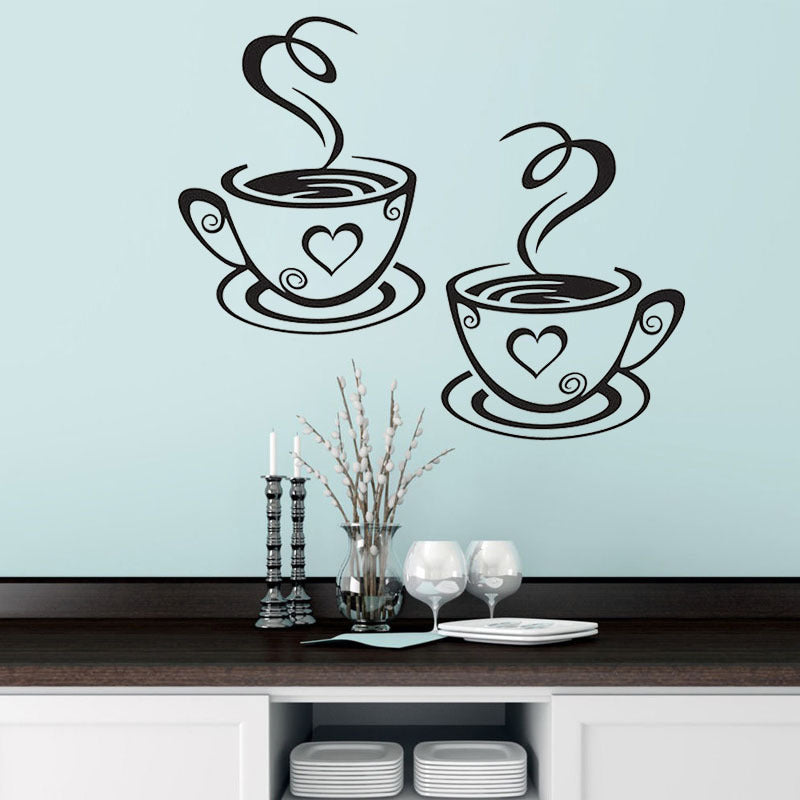 Wall Decals Coffee Cups