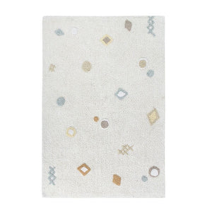 Nursery Soft Gray Area Rug Shapes