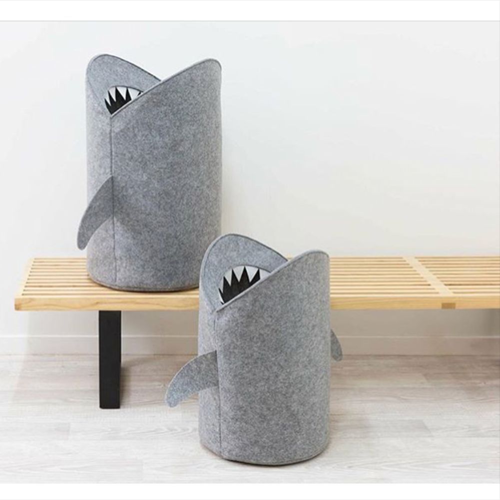 Shark Shaped Kids Nursery Toy Storage
