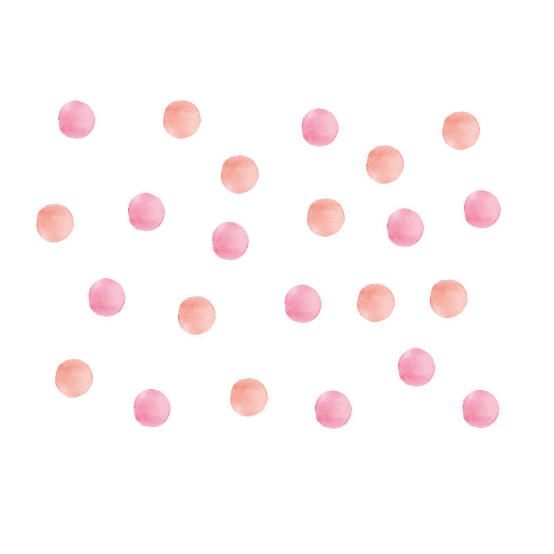 Pattern Wall Decals Pink Polka Dots