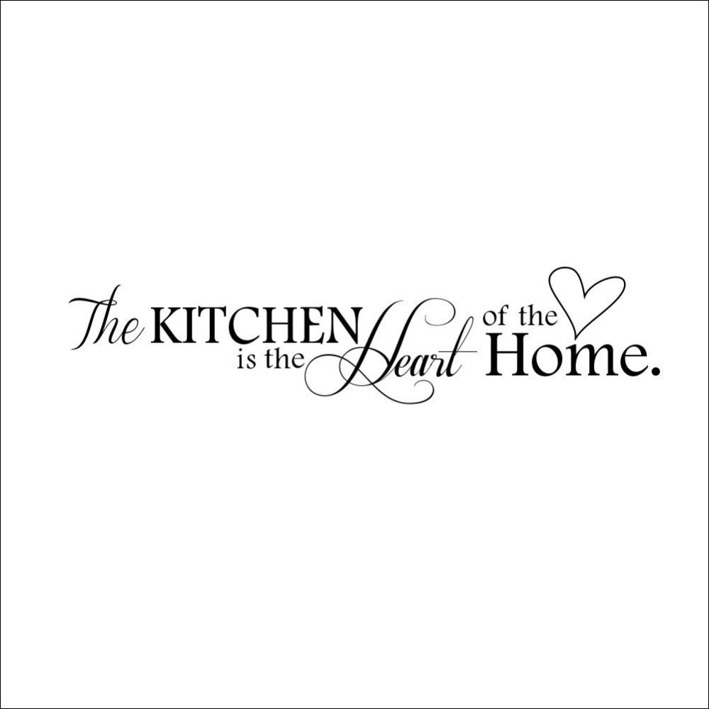 Quote Wall Sticker The Kitchen Is The Heart
