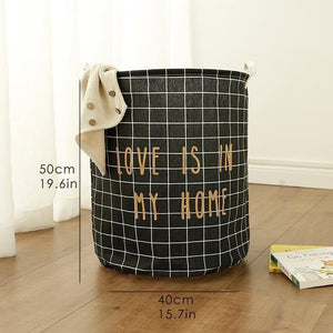 Fabric Laundry hamper storage basket