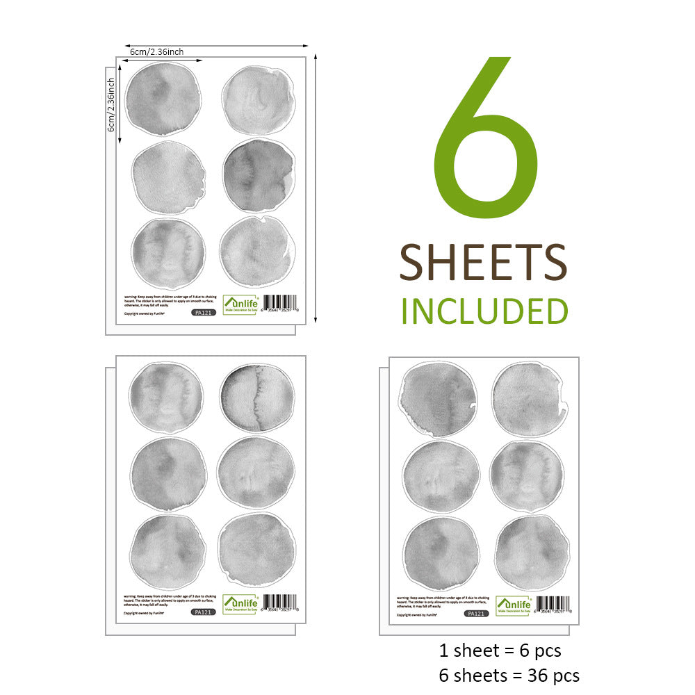 Pattern Wall Decals Watercolor Dots