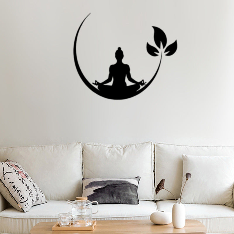 Wall Sticker Yoga Zen Silhouette