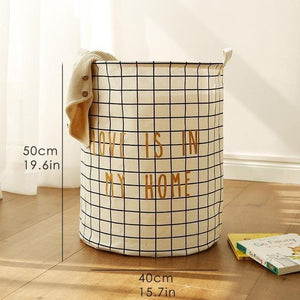 Fabric Laundry hamper storage basket