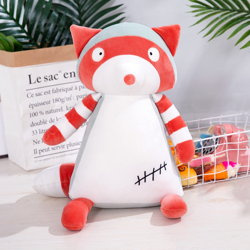 Cuddly hipster stuffed raccoon