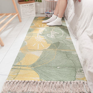 Fringed Cotton Long Rug