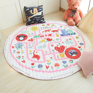 Cartoon Round Crawling Play Mats