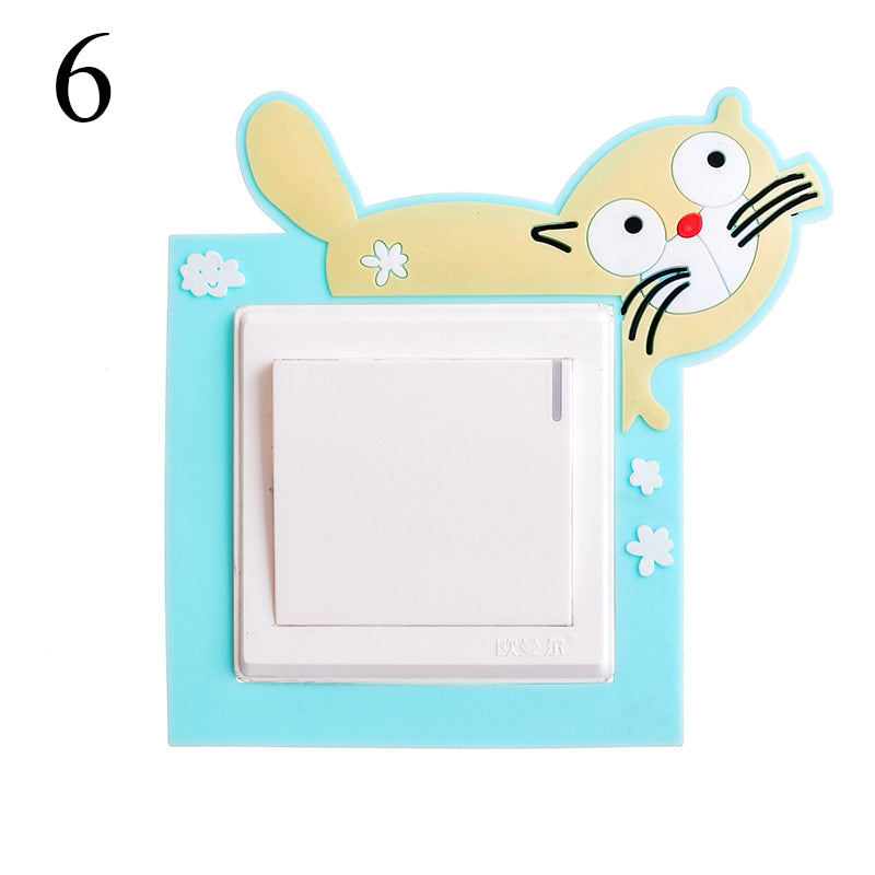 Cartoon Wall Decals Switcher Animals 3D