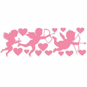 Cartoon Wall Decals Baby Angels Trio