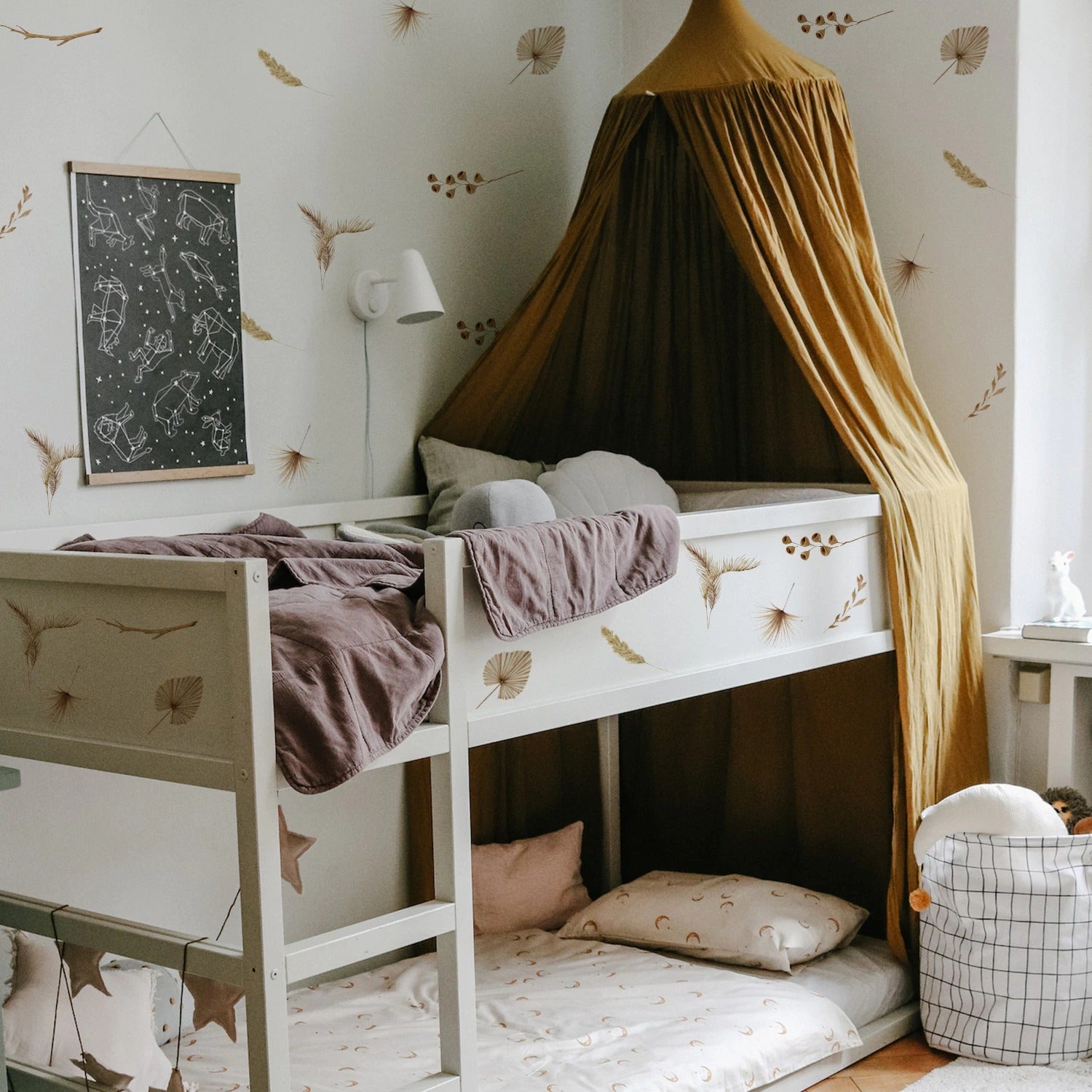 Botanical Wall Decals Flowers