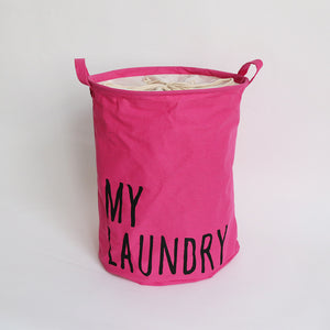 Colorful beam storage bin laundry hamper